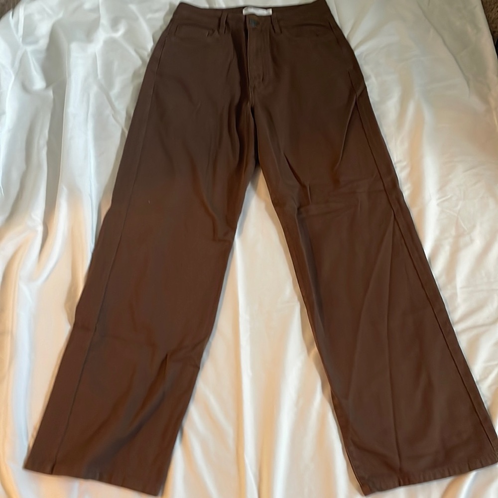 Street wide leg pants